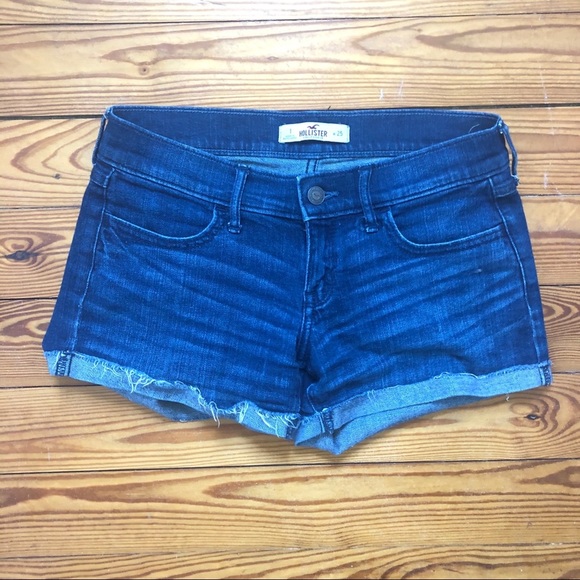 Hollister Pants - Hollister Denim, Dark Wash Shorts.